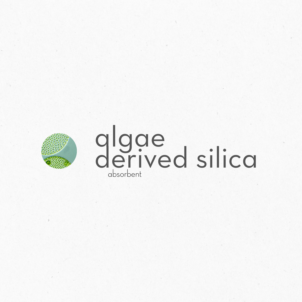 Algae-derived silica