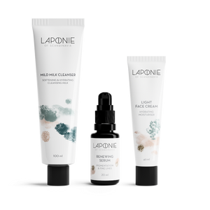 Basic routine for Combination Skin with Renewing Serum - Laponie of Scandinavia