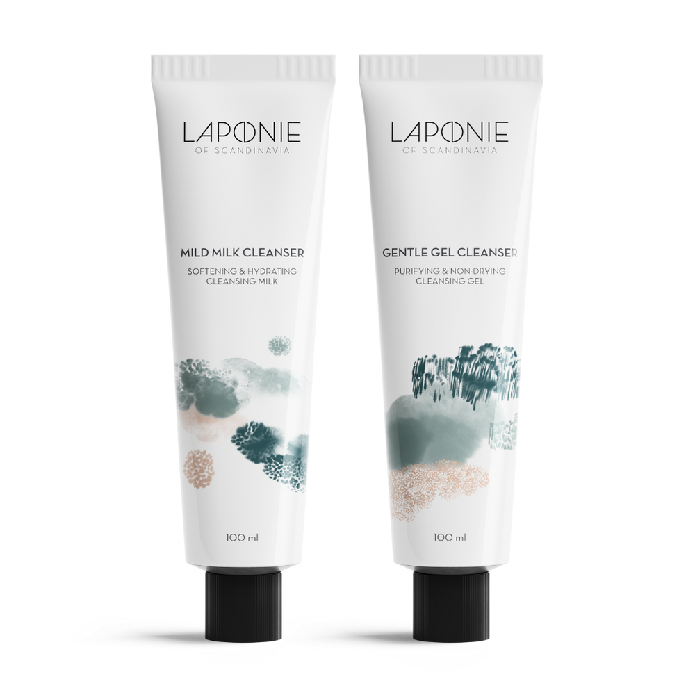Double Cleansing Set for Sensitised & Reactive skin - Laponie of Scandinavia