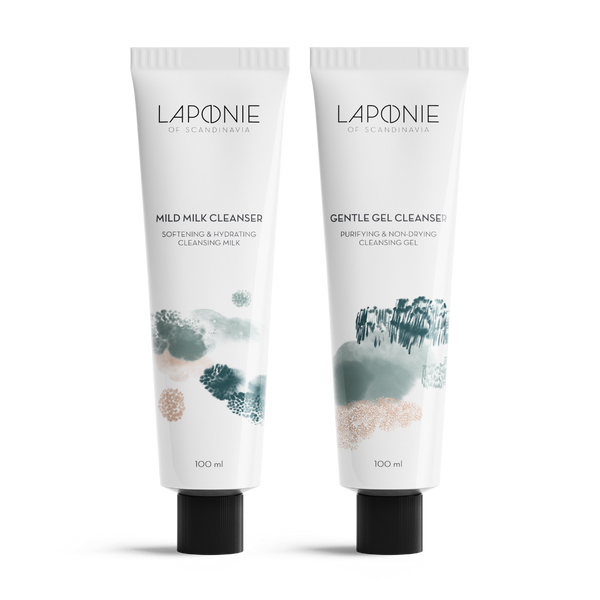 Double Cleansing Set for Sensitised & Reactive skin - Laponie of Scandinavia
