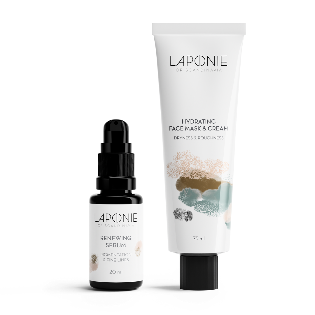 Bright + Cream Set for Mature Skin - Laponie of Scandinavia