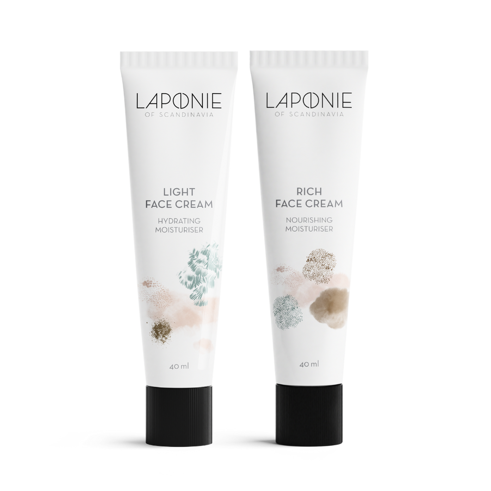Light + Rich Face Cream Set - Laponie of Scandinavia