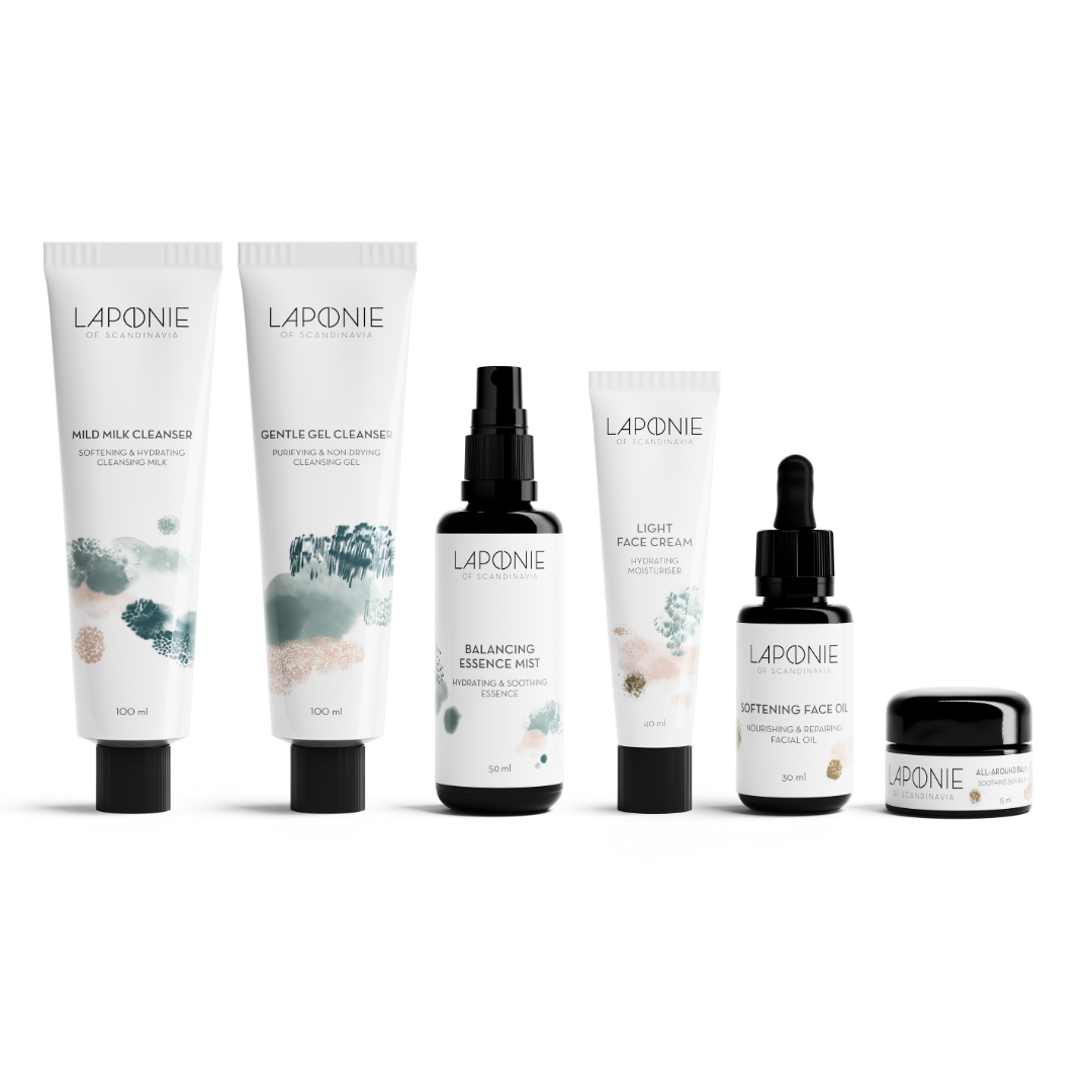 Full Double Cleanse Routine for Sensitised & Reactive Skin - Laponie of Scandinavia