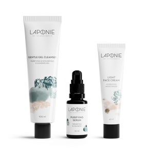 Basic Routine for Oily Skin with Purifying Serum - Laponie of Scandinavia
