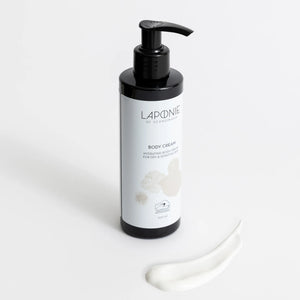 Laponie Body Cream with cream swatch