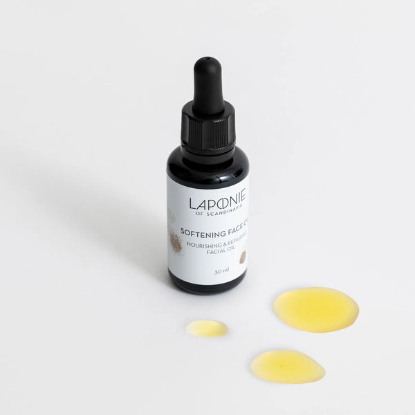 Laponie Softening Face Oil with oil swatch