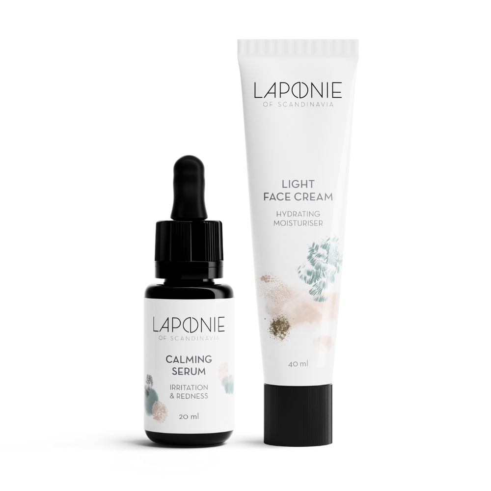 Calm + Cream Set for Oily/Combination Skin - Laponie of Scandinavia