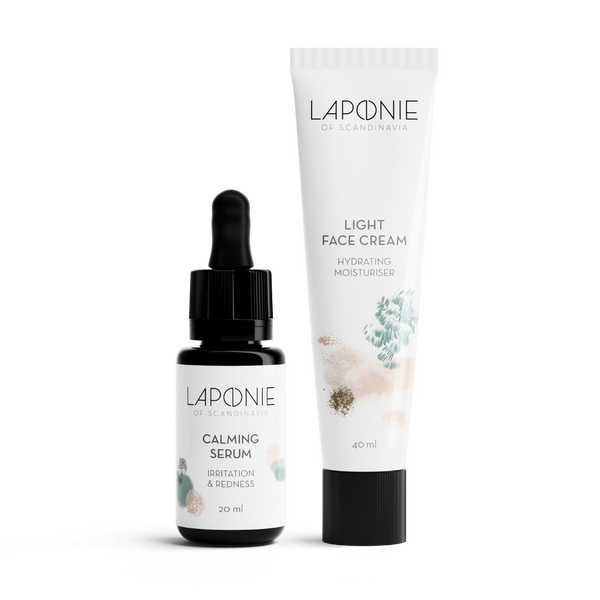 Calm + Cream Set for Oily/Combination Skin - Laponie of Scandinavia